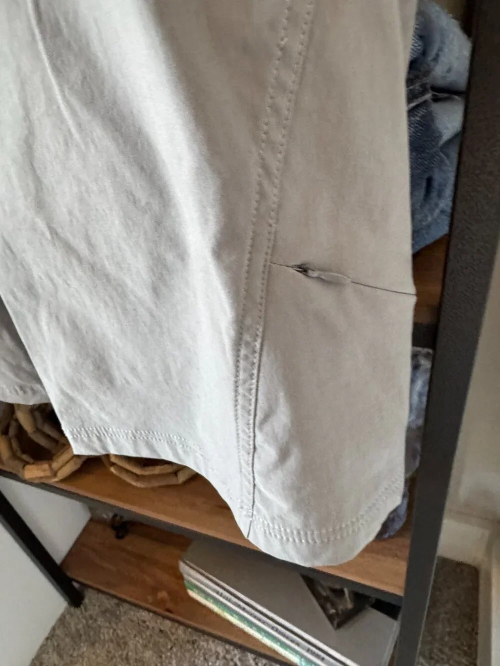 Athleta Olive Bermuda/Hiking Short - Size 12 - Picture 3 of 4